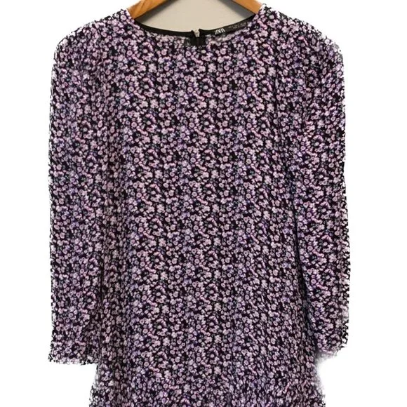 90s inspired Zara floral mini dress - Picture 8 of 8